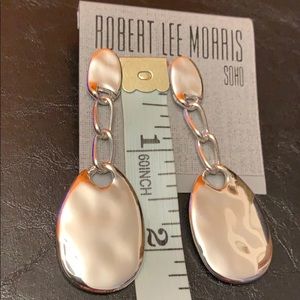 Robert Lee Morris Jewelry - Robert Lee Morris Silver Tone Pierced Earrings Robert Lee Morris Jewelry - Robert Lee Morris Silver Tone Pierced Earrings